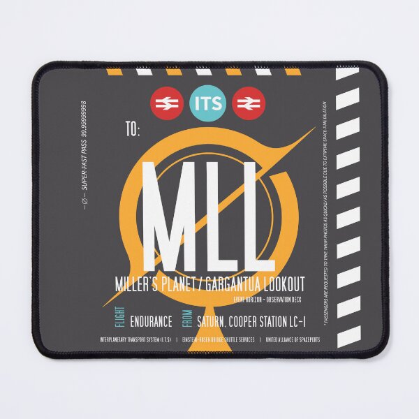 Item preview, Miller's Planet Boarding Pass (Interplanetary Space Travel Ticket Collection) designed and sold by BGALAXY.