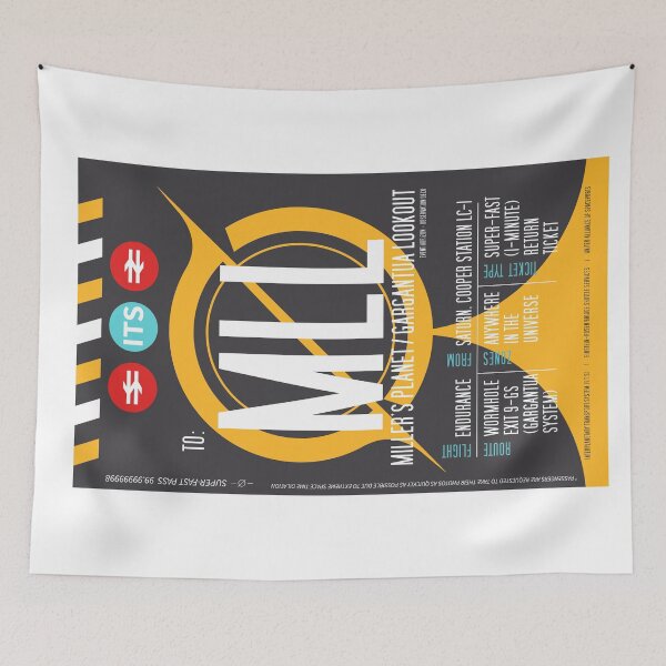 Item preview, Miller's Planet Boarding Pass (Interplanetary Space Travel Ticket Collection) designed and sold by BGALAXY.