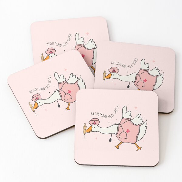Item preview, Certified Nurse Goose – Funny Pink Nurse Goose Design for Silly RN Energy designed and sold by BeautyofColor.