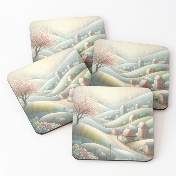 Item preview, Dreamy Village designed and sold by Beyondnote-Art.