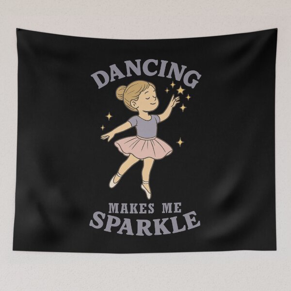 Item preview, Dancing Makes Me Sparkle Ballet Love Real designed and sold by LuminOrb.