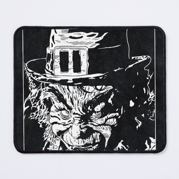Item preview, LEPRECHAUN (Black and White) designed and sold by FamousWeirdosRB.