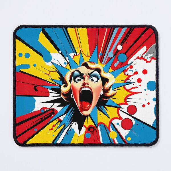 Item preview, Empowered Woman Shouting, Bold Female Expression, Voice of Strength Art, Protest & Passion designed and sold by RevGens.