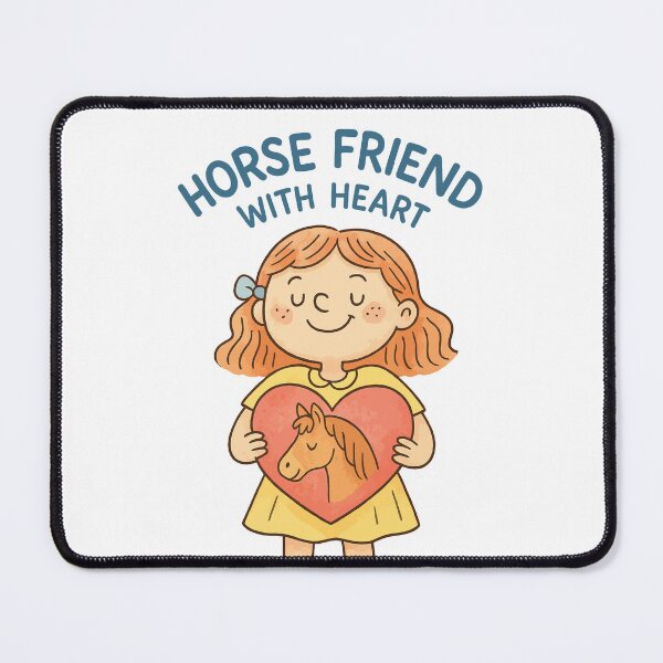 Item preview, Horse Friend With Heart Horses Girls Riding designed and sold by LuminOrb.