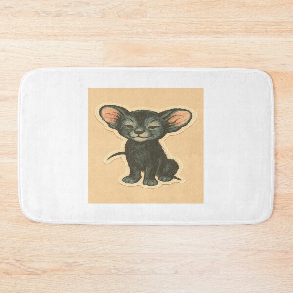 Item preview, Short hair cat kitsch sticker.  designed and sold by surfingplatypus.
