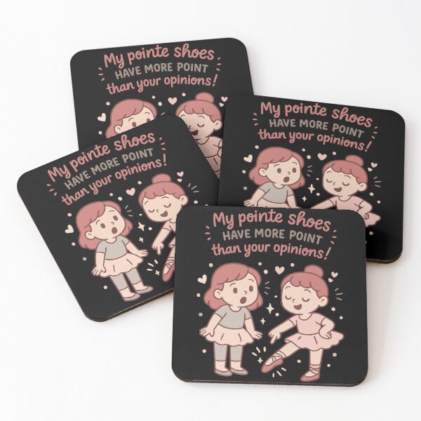 Item preview, My Ballet Shoes Funny Ballerina Saying designed and sold by LuminOrb.