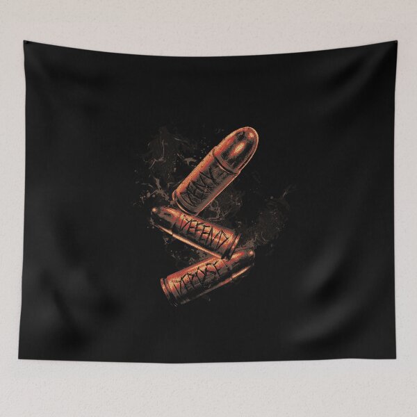 Item preview, Brutalist Y2K Three Bullets Revolution Riot  designed and sold by PVSKI.