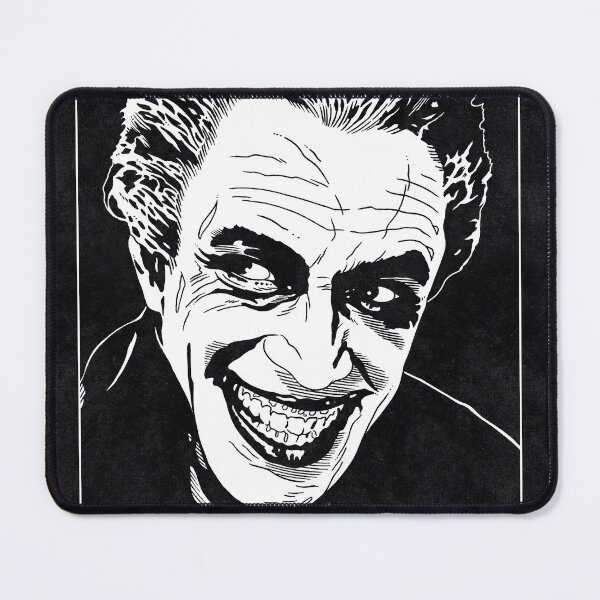 Item preview, GWYNPLAINE - The Man Who Laughs (Black and White) designed and sold by FamousWeirdosRB.