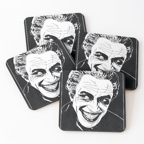 Item preview, GWYNPLAINE - The Man Who Laughs (Black and White) designed and sold by FamousWeirdosRB.