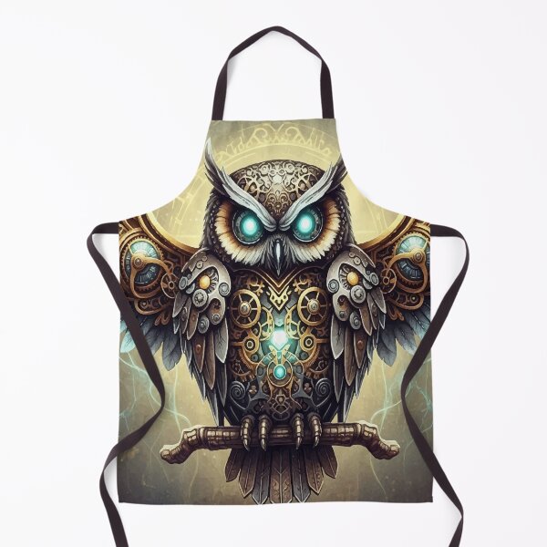 Item preview, Steampunk Owl – Keeper of Gears and Arcane Wisdom designed and sold by  Ojo de Lilith.