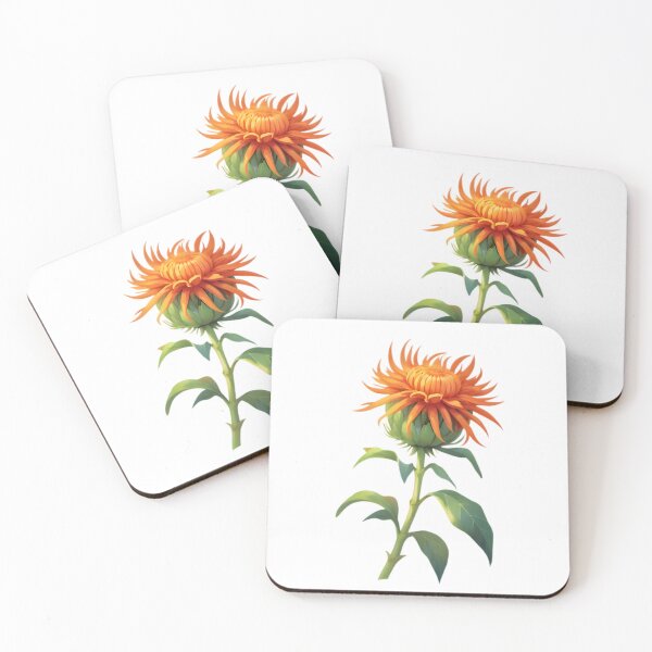 Item preview, Orange Safflower (Carthamus tinctorius) designed and sold by HOMETOWN86.