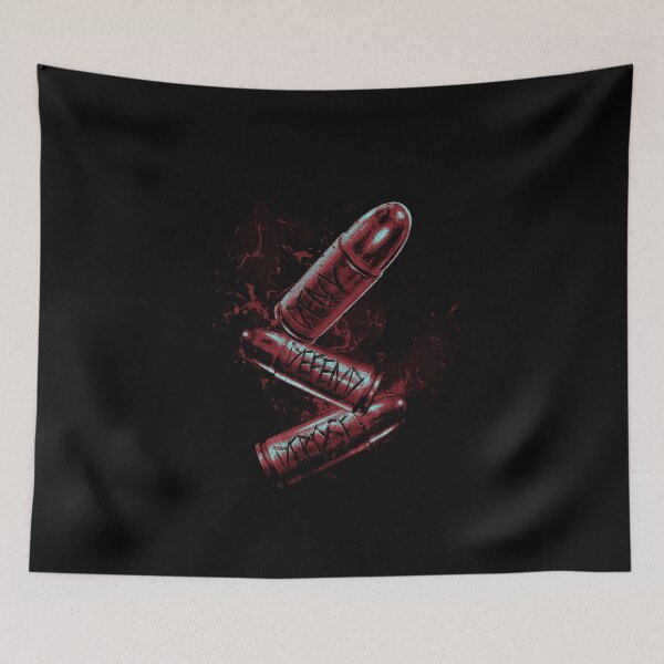 Item preview, Brutalist Y2K Three Bullets Revolution Riot  designed and sold by PVSKI.