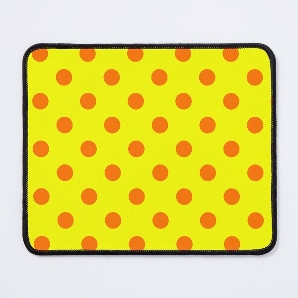 Item preview, Orange On Yellow Polka Dots Pattern Design  designed and sold by PatternTitan.