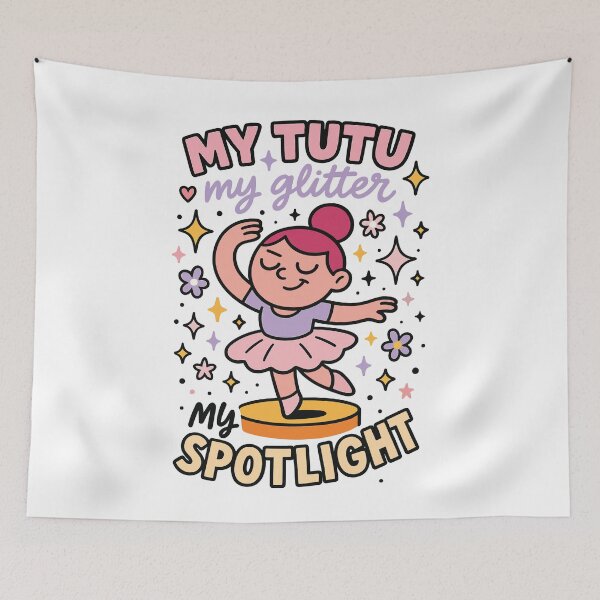 Item preview, My Tutu My Glitter My Spotlight Ballet Dancer designed and sold by LuminOrb.
