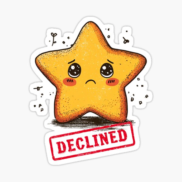 Item preview, Declined Star – Sad but Still Shining designed and sold by Alphakenon.