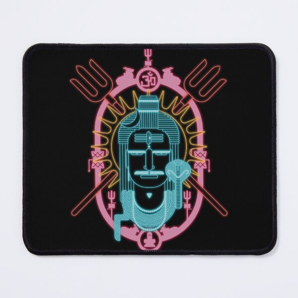 Item preview, Neon Hindu Mythology Lord Shiva designed and sold by MythoCulture.