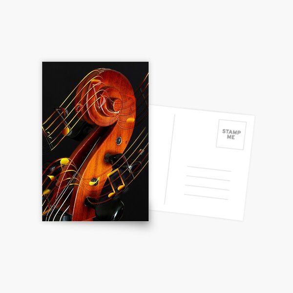 Item preview, Cello Scroll And Musical Notes designed and sold by James DeFazio.