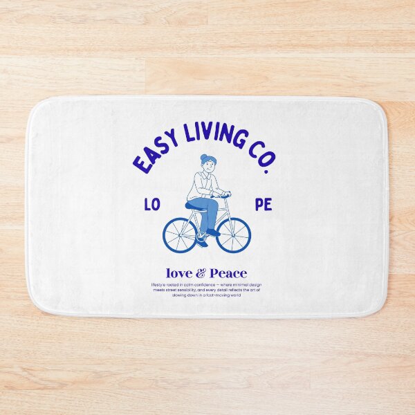 Item preview, EASY LIVING CO (Love & Peace) designed and sold by BrewsterClub.