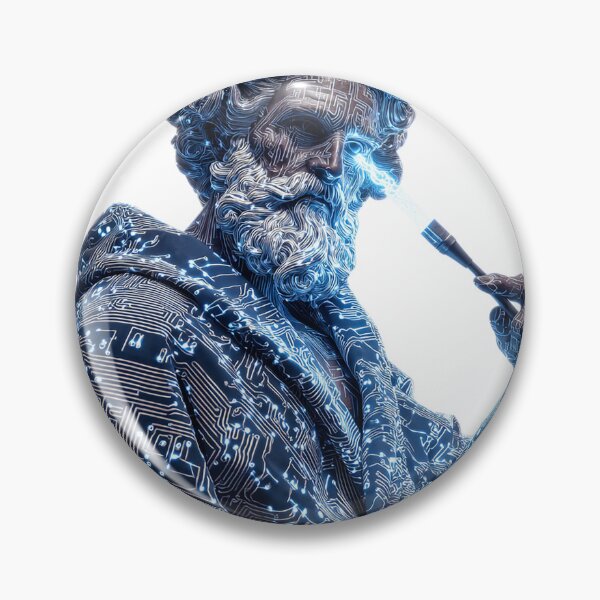 Item preview, Cyberpunk Zeus – God of Thunder and Data designed and sold by Alphakenon.