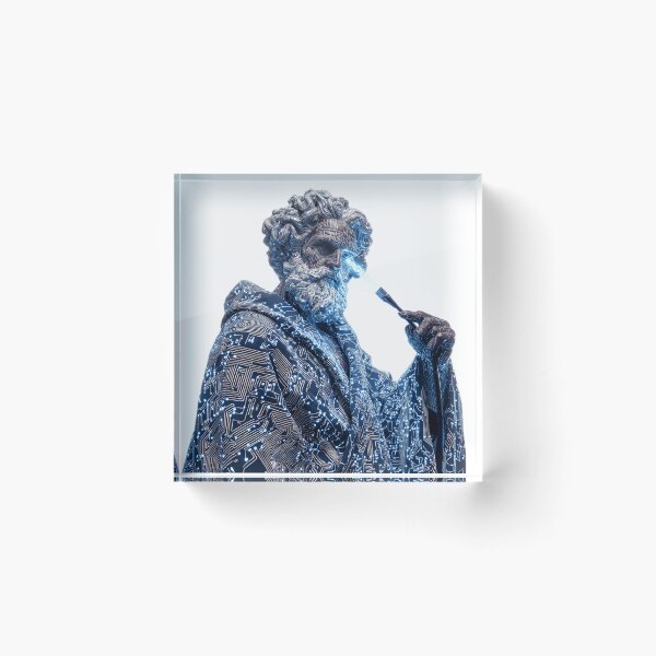 Item preview, Cyberpunk Zeus – God of Thunder and Data designed and sold by Alphakenon.