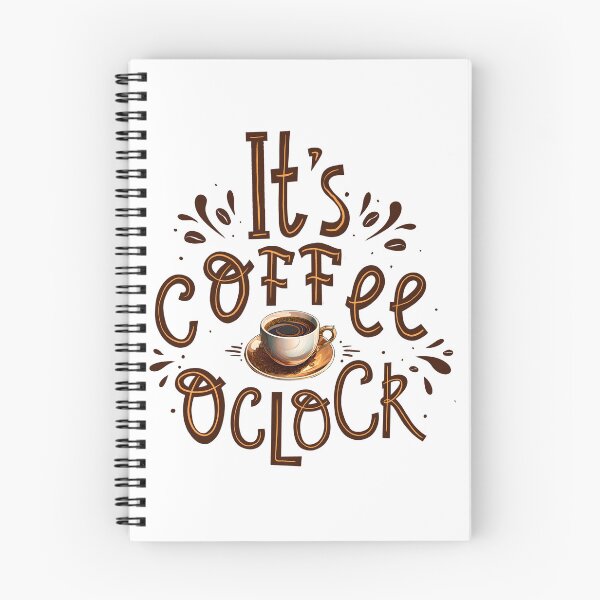 Item preview, Tullys Coffee It's Coffee O'Clock Typography Art - Coffee Time Quote Illustration designed and sold by Kollibri.