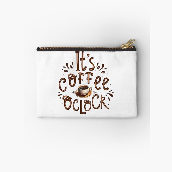 Item preview, Tullys Coffee It's Coffee O'Clock Typography Art - Coffee Time Quote Illustration designed and sold by Kollibri.