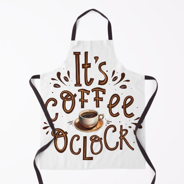 Item preview, Tullys Coffee It's Coffee O'Clock Typography Art - Coffee Time Quote Illustration designed and sold by Kollibri.