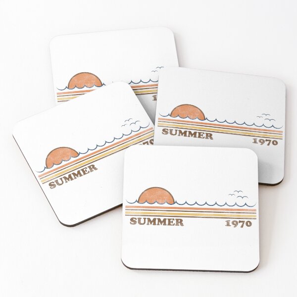 Item preview, Vintage Summer 1970 - Vintage stripes waves sun designed and sold by therocketman.