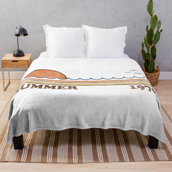 Item preview, Vintage Summer 1970 - Vintage stripes waves sun designed and sold by therocketman.