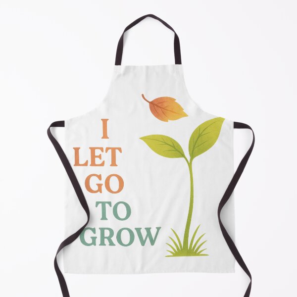 Item preview, I Let Go to Grow – Inspirational Botanical Quote Design designed and sold by VIBE CRAFT STUDIO.