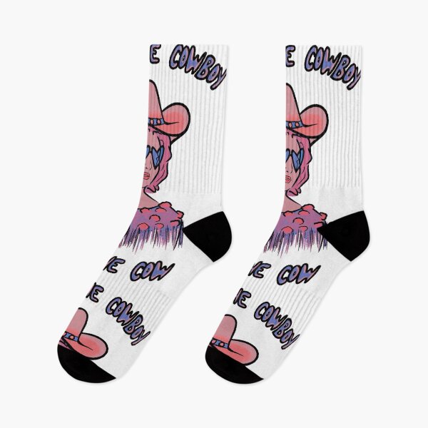 Item preview, CMAT Always The Cowboy Never The Cow - coral / blue designed and sold by incloudines.