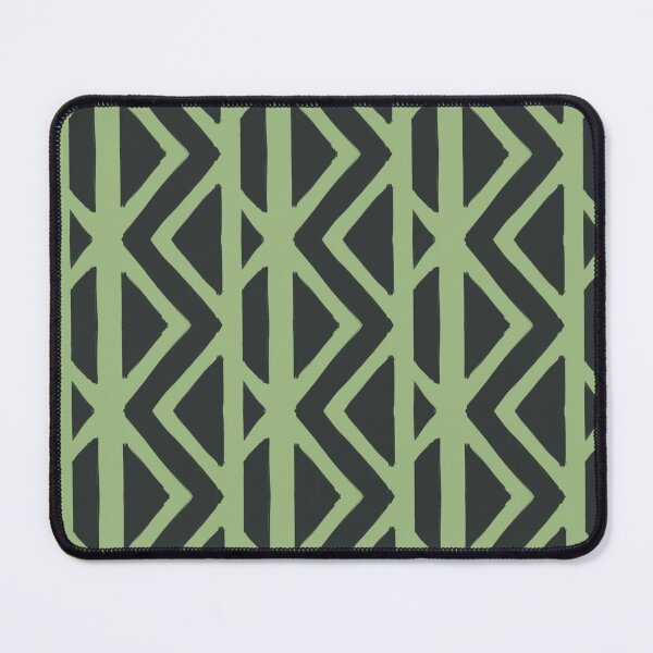 Item preview, Design with zigzag pattern in shades of green designed and sold by TMZartes.