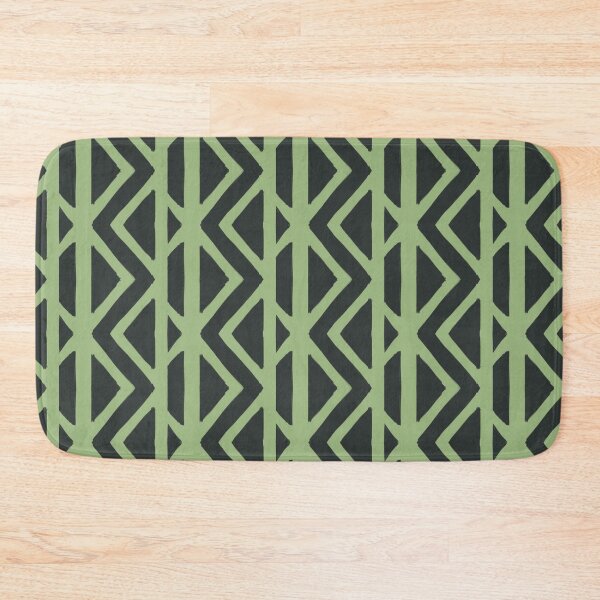 Item preview, Design with zigzag pattern in shades of green designed and sold by TMZartes.