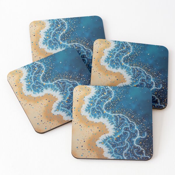 Item preview, Aboriginal Inspired Dot Art - Paradise Beach designed and sold by GrinGalore.
