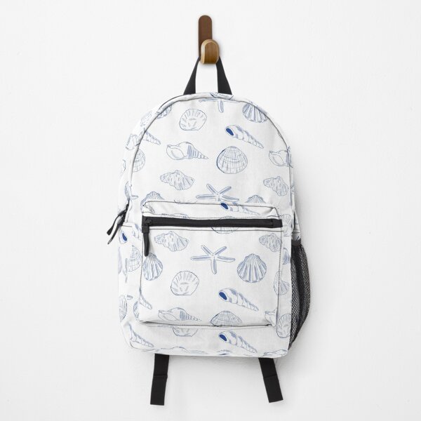 Item preview, Blue Shell Hand Drawn Beach Summer Seashell designed and sold by idovedesign.