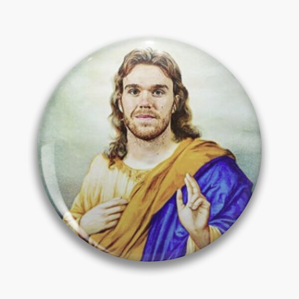 Item preview, ALL Hail McJesus…!!! (Matching Oilers Orange Hex Color Background!!) designed and sold by thebirdbrand.