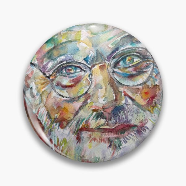 Item preview, OLIVER SACKS watercolor portrait designed and sold by lautir.