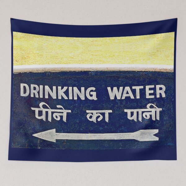 Item preview, Drinking Water Sign  designed and sold by Ethna Gillespie.