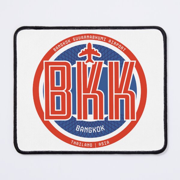 Item preview, Airport Badge Sticker BKK Bangkok designed and sold by avionuts.