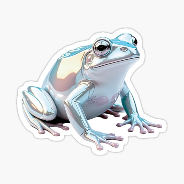Item preview, Frog Futuristic Metal Look 2 designed and sold by Miamaia .