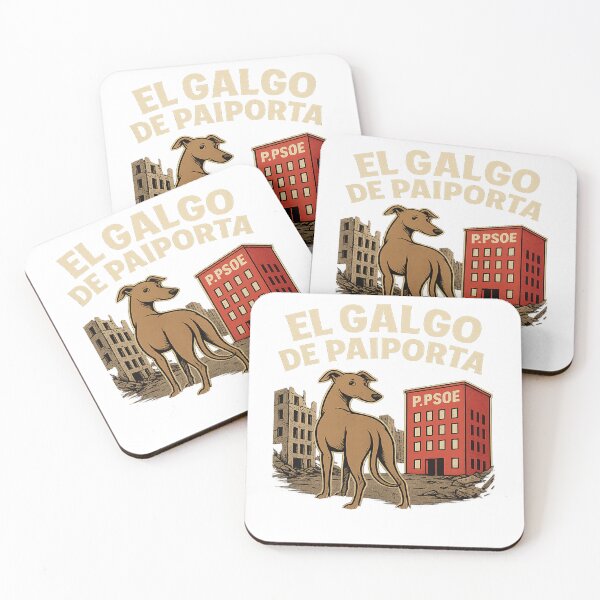Item preview, "El Galgo de Paiporta" – Diseño satírico político en estilo retro designed and sold by VOTAME ESTA.