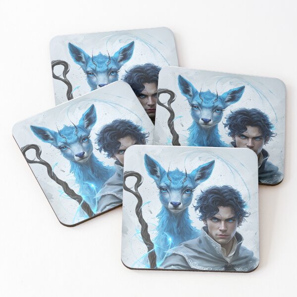 Item preview, Soul Companion - Wizard and Spirit Deer designed and sold by ArtisticDesignsbyLinda.