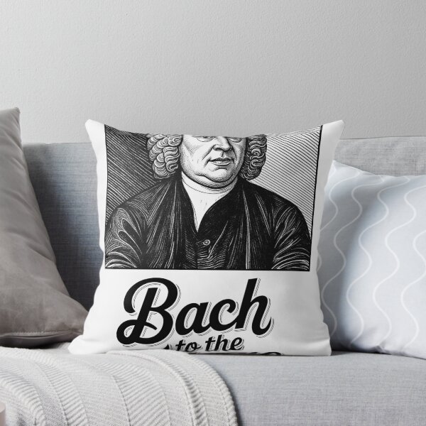 Item preview, Bach to the Future - Woodcut Portrait designed and sold by ForeverPrintsOK.