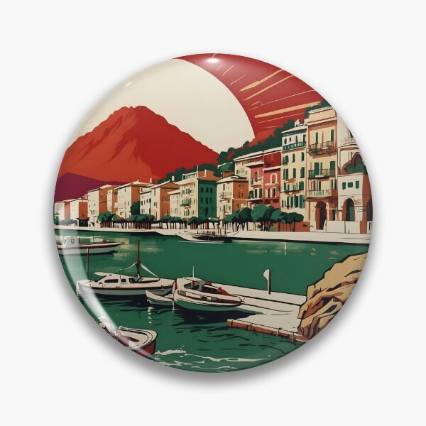 Item preview, Messina Italy Vintage Poster Tourism  designed and sold by TravelersGems.
