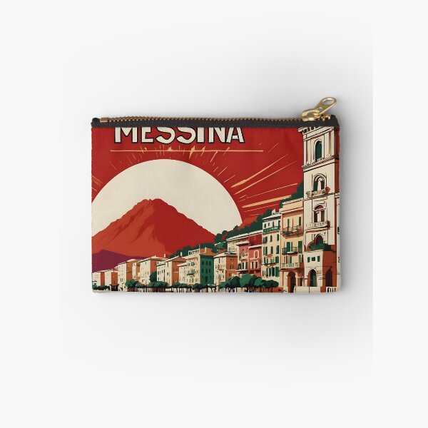 Item preview, Messina Italy Vintage Poster Tourism  designed and sold by TravelersGems.