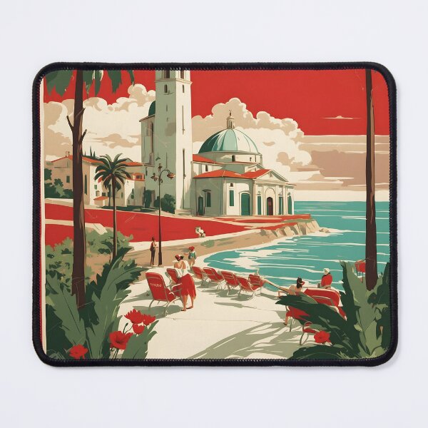 Item preview, Anzio Italy Vintage Poster Tourism  designed and sold by TravelersGems.