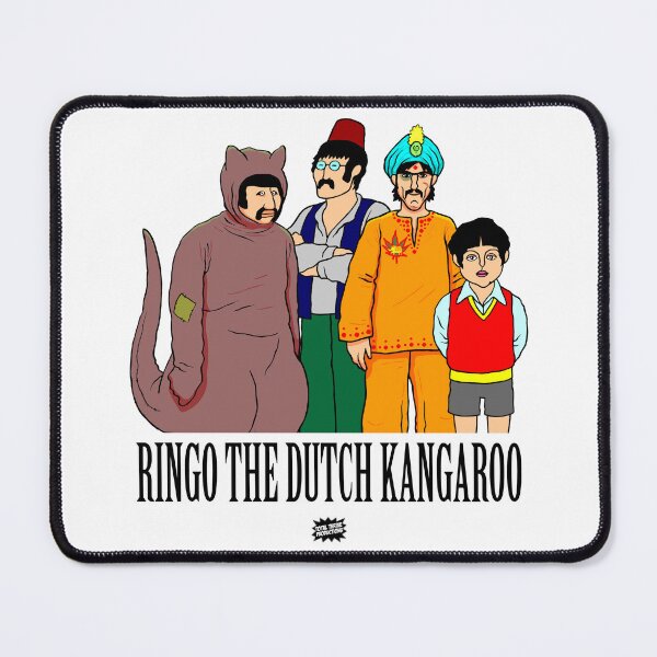Item preview, Ringo the Dutch Kangaroo - The Fab 4 - Black Letters designed and sold by Totalthrive.