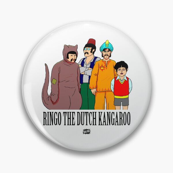Item preview, Ringo the Dutch Kangaroo - The Fab 4 - Black Letters designed and sold by Totalthrive.