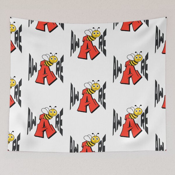 Item preview, Bee Aware designed and sold by PhraseCreatives.