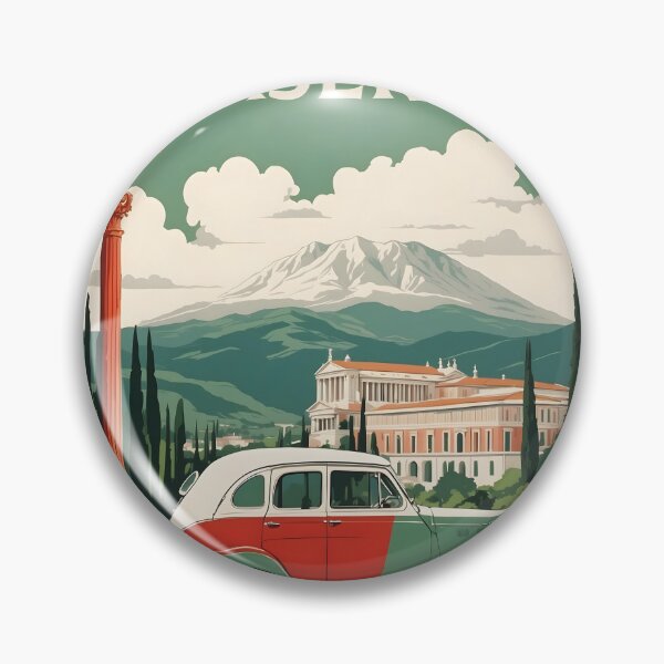 Item preview, Caserta Italy Vintage Poster Tourism  designed and sold by TravelersGems.